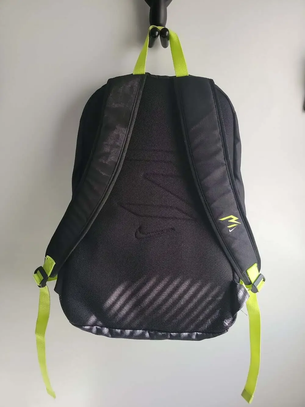 Nike 3Brand 'ALL IN' Youth Backpack in Black/Volt